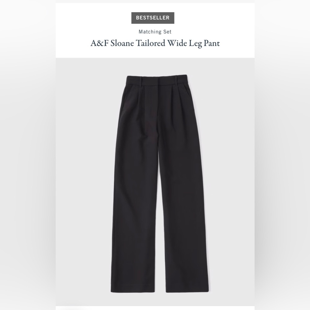 Abercrombie Sloan wide leg pants